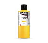 Vallejo- Premium Airbrush Color Flacone di Vernice a Base d'Acqua, 200 ml, Giallo, 063003