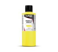 Vallejo- Premium Airbrush Color Flacone di Vernice a Base d'Acqua, 200 ml, Giallo, 6.76 FL Oz (Pack of 1), 063031