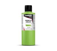 Vallejo- Premium Airbrush Color Flacone di Vernice a Base d'Acqua, 200 ml, Verde, 063039