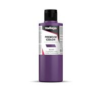 Vallejo- Premium Airbrush Color Flacone di Vernice a Base d'Acqua, 200 ml, Viola, 1 Count (Pack of 1), 063037