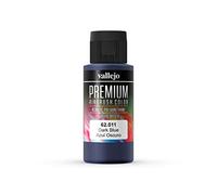 Vallejo PREMIUM RC colori acrilici per modellismo/aerografia 60 ml (62011 Dark Blue)