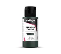 Vallejo PREMIUM RC colori acrilici per modellismo/aerografia 60 ml (62014 Dark Green)