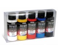 Vallejo Premium - Set di Colori Acrilici per Aerografo, Colori Asortiti