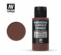 Vallejo Surface Primer - Primer poliuretanico da 60 ml, Marrone (German Red Brown)