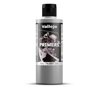 Vallejo - Colore per modellini, primer per poliuretano, 200 ml, grigio
