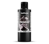 Vallejo Primer Superficiale Nero 200 Ml Imprimazione Acrilica per Aerografo