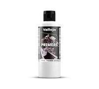 Vallejo Primer Superficie Acrilico Bianco 200 Ml, Finitura Opaca per Aerografo, Asciugatura Rapida, Alta Adesione per Modellini e Figurine