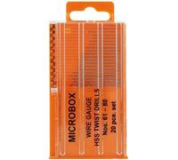 Vallejo - Set di 20 Punte da Trapano - Drill Bits no. 61-80