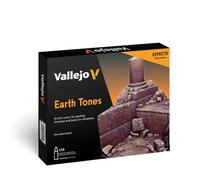 Vallejo Model Color Set - Earthtones (X16 Colours) - Val70141