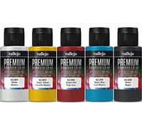 Vallejo - Set di colori per aerografo, 5 x 60 ml