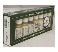 Vallejo Model Colore: Set: Metallic Colours (8) [Importato da UK]