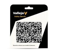 Vallejo ST-AIR001 - Stencil per aerografo, 1/48, 125 x 125 mm