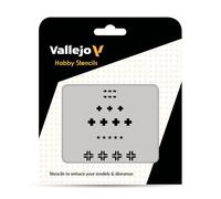 Vallejo Stencils ST-AFV001 Assorted German WWII Tank Marks