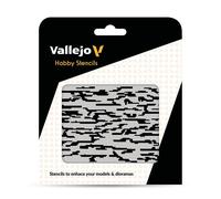 Vallejo Stencils ST-CAM004 Pixelated Modern Camo