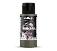 Vallejo Surface Primer - Primer poliuretanico da 60 ml, Verde (US Olive Drab)