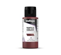 Vallejo : Textile Paint : 60ml : Dark Burgundy