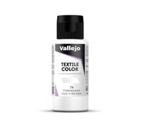 Vallejo : Textile Paint : 60ml : Glow In The Dark : Phosphorescent Paint
