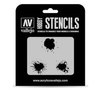 Vallejo traslucido flessibile lavabile stencil di alta qualità effetti texture