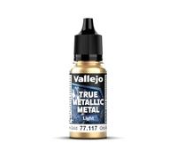Vallejo True Metallic Metal 77117 (Light) Arcane Gold (18ml)