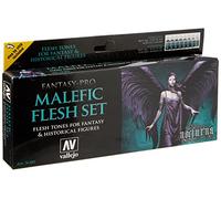 Vallejo VAL74102 AV Fantasy Set Malefic Carne, 17 ml (confezione da 8)