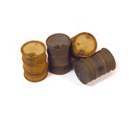 Vallejo VALSC202 1/35 Deutsche Benzinfässer 2, WWII, 4 Stück Plastic Model kit,