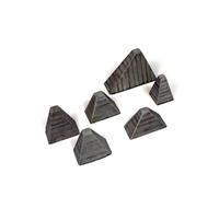 Vallejo VALSC219 1/35 Höckerhinderniss, WWII, 6Stück Plastic Model kit, Various