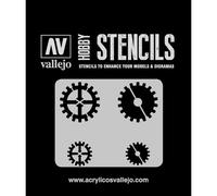 Vallejo VALST-SF001 Scale Model Stencil Set