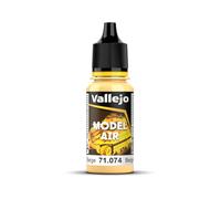 Vallejo Model Air Pintura Acrilica Beige Opaco per Aerografo, Bottiglia da 18 Ml con Cuentagotas, Ideale per Modelismo e Maquettes