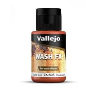 Vallejo Acrylicos Vernice per lavaggio modello Light Rust Wash, 35 ml