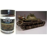 Vallejo WEATHERING Brown Thick Mud 200ml 26811 VALLEJO