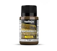 Vallejo Weathering Effects - Thick Mud European - Vernice Effeto Fango, 40 ml, Marrone