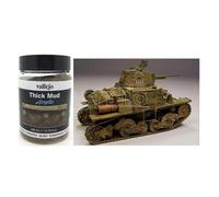 VALLEJO WEATHERING EUROP SPLASH MUD 200ML 26807 ACCESSORI PER MODELLISMO VALLEJO