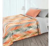 Vallesusa Senna Copriletto Trapuntato Matrimoniale, Multicolore, Multicolore