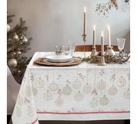 Vallesusa Sparkling, Tovaglia 6 della Collezione Natale in Tavola. Disponibile in due Colori