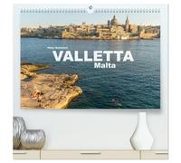 Valletta - Malta (hochwertiger Premium Wandkalender 2026 DIN A2 quer), Kunstdruck in Hochglanz: Die sehenswerte Hautpstadt Maltas in einem Kalender vom Reisefotografen Peter Schickert.
