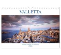 Valletta - Morbide Schönheit im Mittelmeer (Wandkalender 2026 DIN A4 quer), CALVENDO Monatskalender: Eine Reise Jahrhunderte zurück. Valletta, Unesco ... des wunderschönen Inselstaates Malta