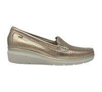 Valleverde 11052 Bronzo Scarpe Donna Mocassino Slip on Forata Elastico zeppetta 37