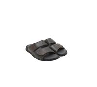 Valleverde 13930, Ciabatte da Uomo in Pelle con Doppio Strappo Regolabile (Testa di Moro, Sistema Taglie Calzature EU, Adulto, Numero, Media, 43)