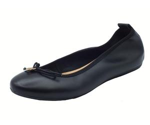 Valleverde 16400 Vitello Nero Ballerine per Donna in Pelle (Taglia 39)