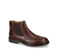 Valleverde 17872 Stivaletti Eleganti Uomo Pelle Marrone Tacco Grosso 3Cm Suola Gomma Gambale Caviglia
