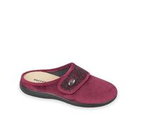 Valleverde Pantofola Comoda 25103 Colore Bordo' con Plantare Estraibile Regolabile A Strappo
