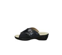 Valleverde 25301 Ciabatta Donna In Pelle Con Strappo Regolabile (Blu, numeric_38)