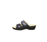 Valleverde 25312 Sandali Ciabatte Donna Pelle Strappi Blu