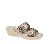 Valleverde 25312A Sandali Ciabatte Donna Pelle Strappo Oro 38/Beige