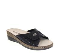 VALLEVERDE 25501 Pantofole Plantare Estraibile Donna Pelle Liscia Nero