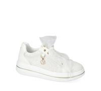 Valleverde 35496 Sneaker Casual Donna Pelle Sintetica Silver Tacco Zeppa 5Cm Suola Gomma