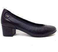 Valleverde 36372 Decollete Scarpe Donna Comfort Tacco 5 Vera Pelle Nero, 41