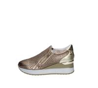 Valleverde 36420 Sneakers Linea Comoda in Pelle Traforata, Chiusura Rapida con Cerniera e Sottopiede Estraibile