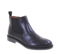 Valleverde 36814 Stivaletti Casual Uomo Pelle Nero Tacco Grosso 3Cm Suola Gomma