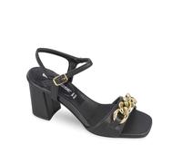 Valleverde 45360-Nero sandalo nero donna PE24